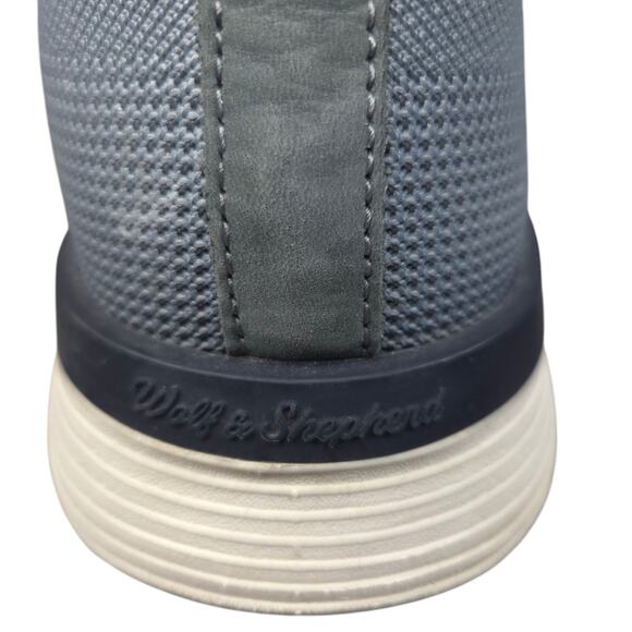Wolf & Shepherd Men's SwiftKnit Gray Lace Up Derby Casual Shoe Sneaker Size 9 US - Picture 12 of 16